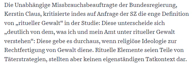 Kerstin Claus bei der Süddeutschen Zeitung